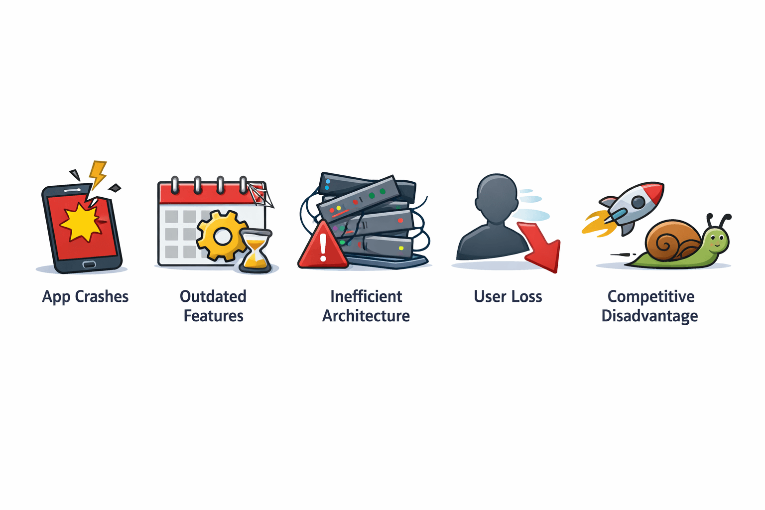 Common mobile app issues and problems that need improvement