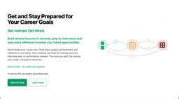 TheResumeApp website homepage