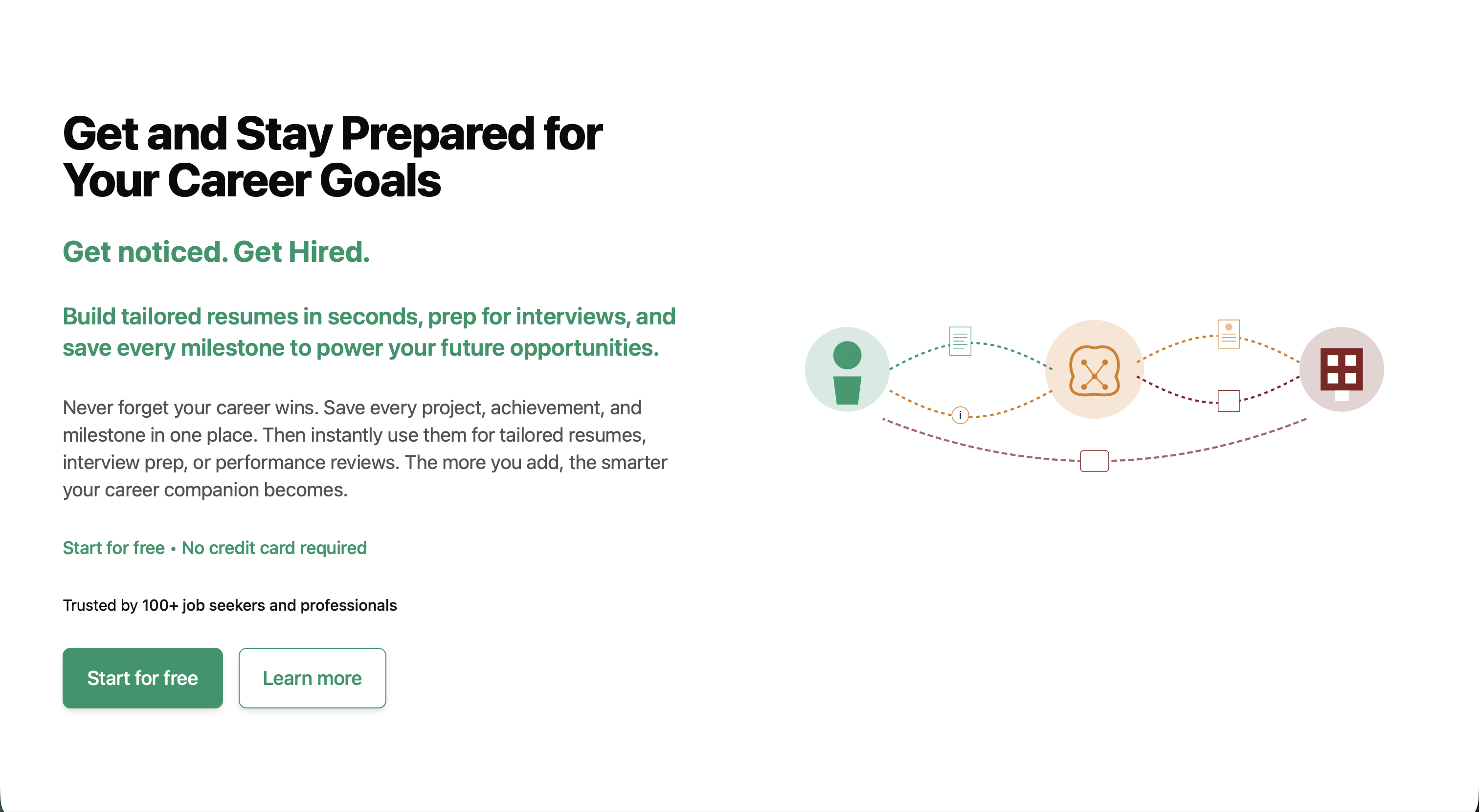TheResumeApp website homepage